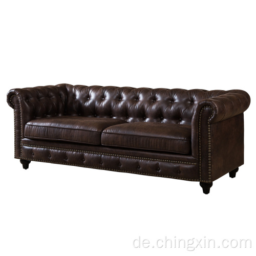 Tufted Chesterfield Sofa Sofa Settes Wohnzimmermöbel